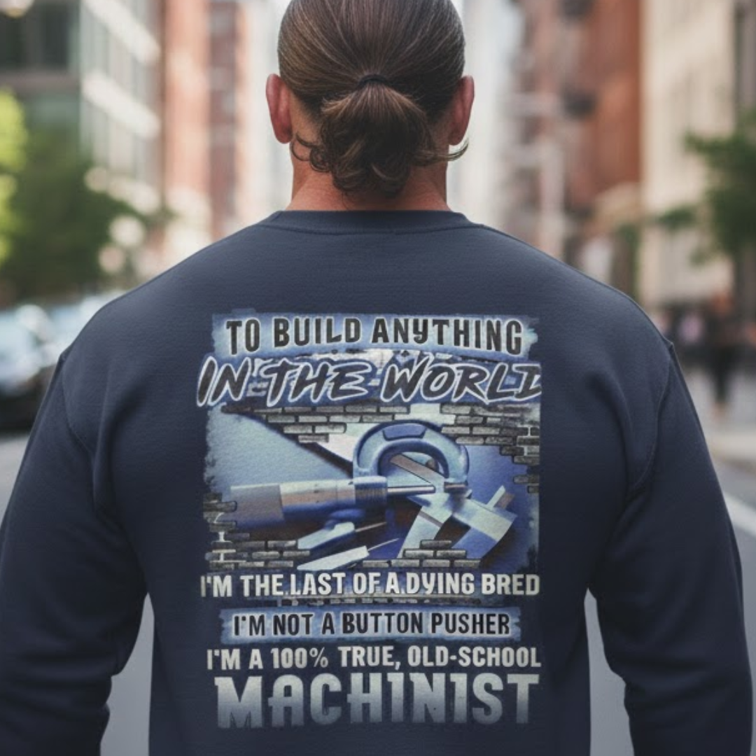 My Skills Allow Me Apparel - Machinist Quote Premium Sweatshirt