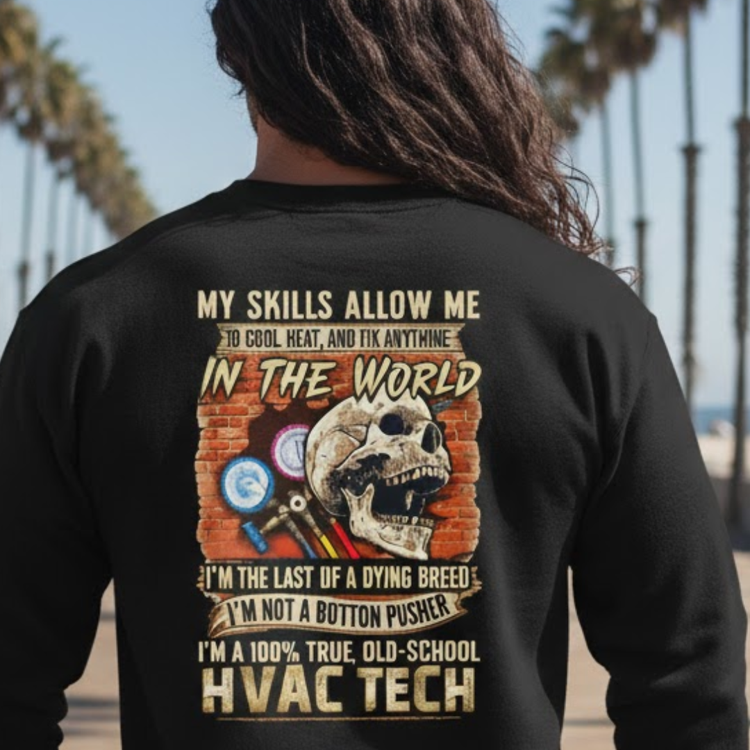 Last Of A Dying Breed HVAC Tech Premium Sweatshirt