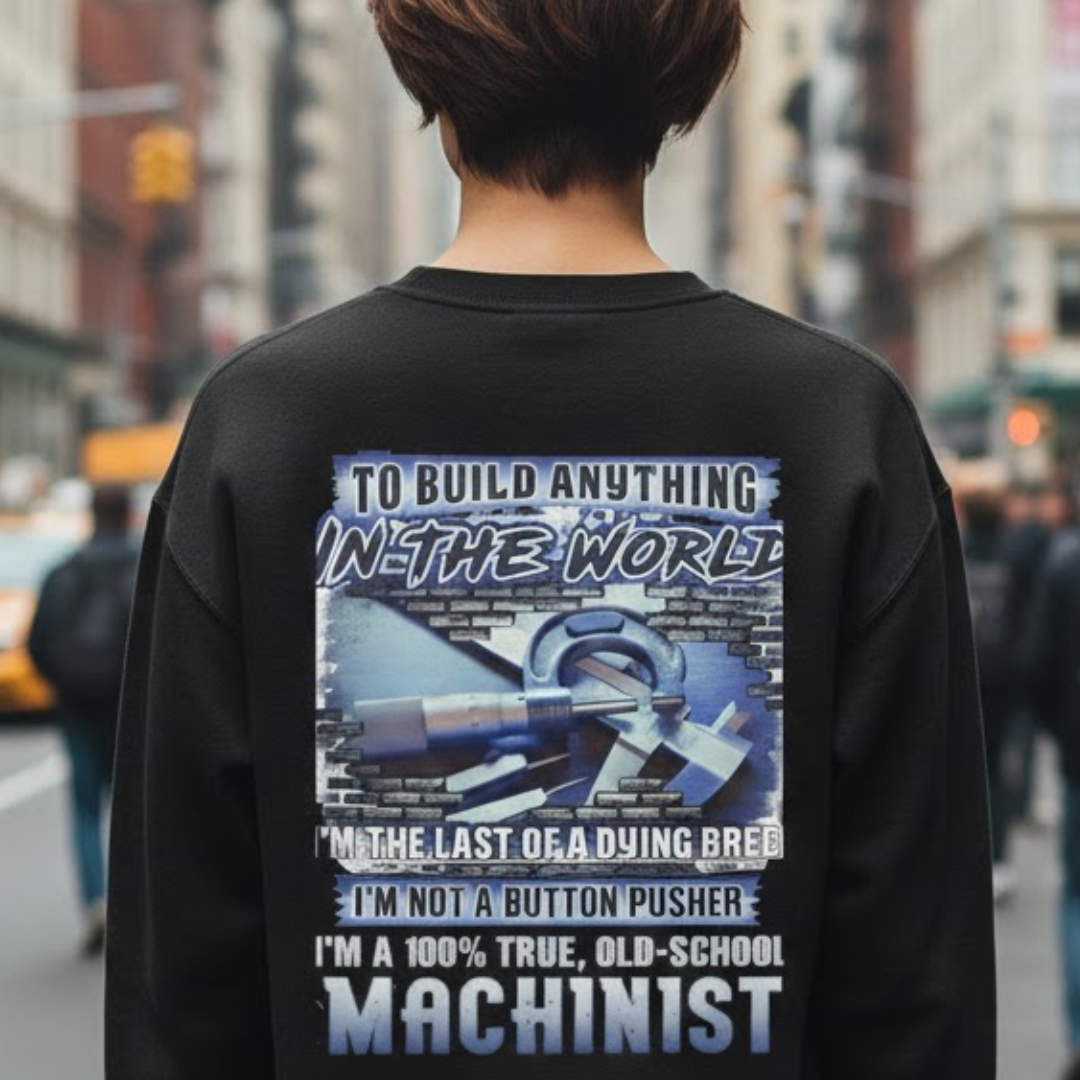 My Skills Allow Me Apparel - Machinist Quote Premium Sweatshirt