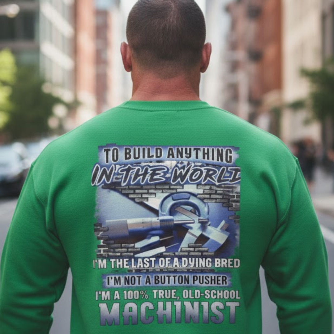 My Skills Allow Me Apparel - Machinist Quote Premium Sweatshirt