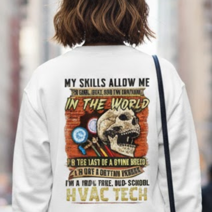 Last Of A Dying Breed HVAC Tech Premium Sweatshirt