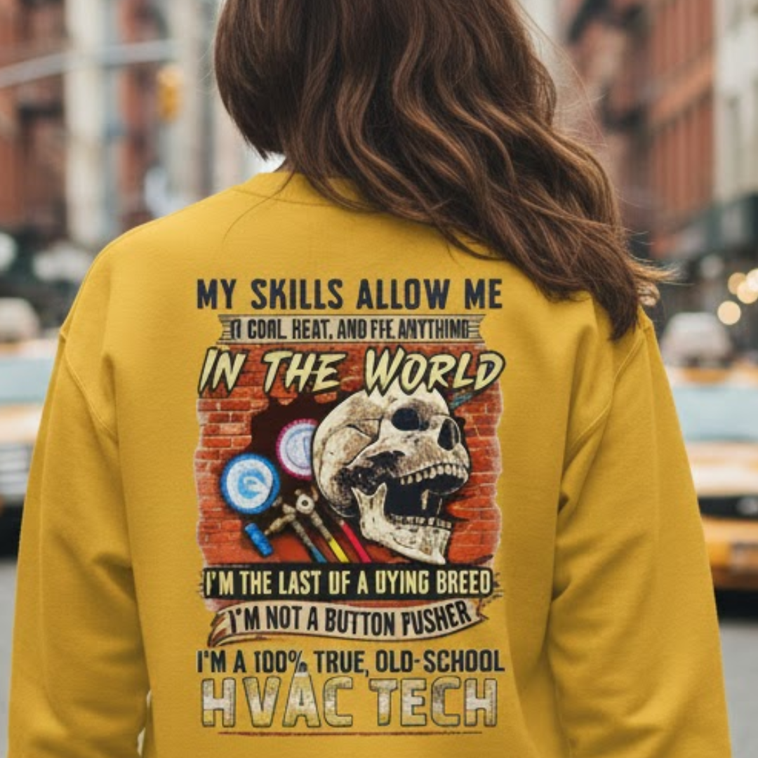 Last Of A Dying Breed HVAC Tech Premium Sweatshirt