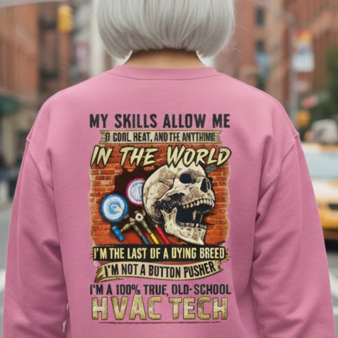 Last Of A Dying Breed HVAC Tech Premium Sweatshirt