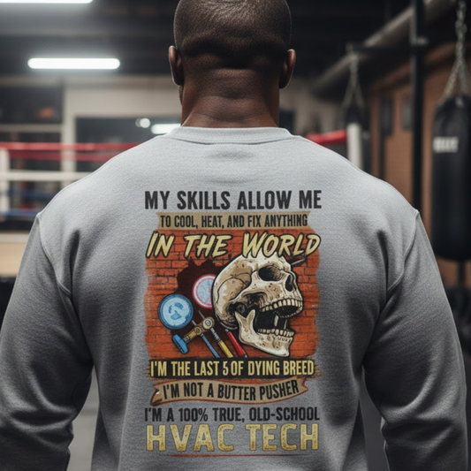 Last Of A Dying Breed HVAC Tech Premium Sweatshirt