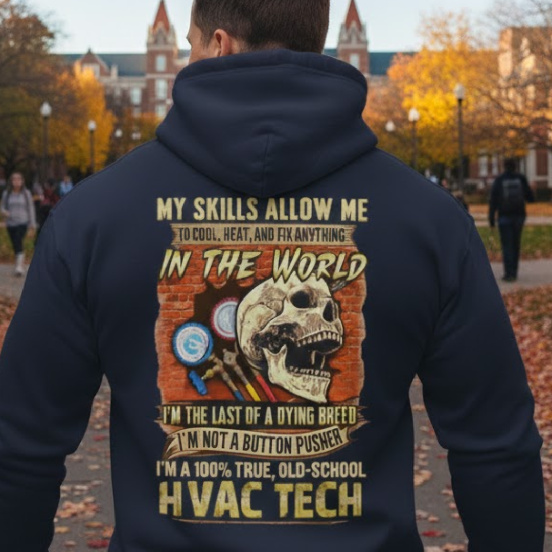 Last Of A Dying Breed HVAC Tech Hoodie