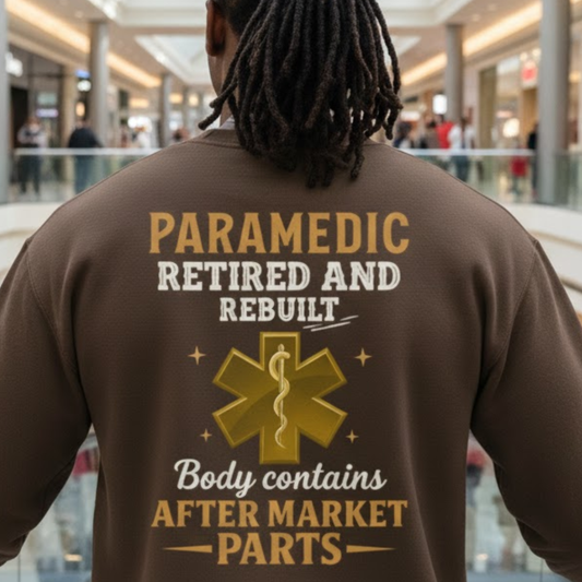 Retired And Rebuilt Paramedic Premium Sweatshirt
